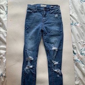 Pacsun ripped skinny jeans